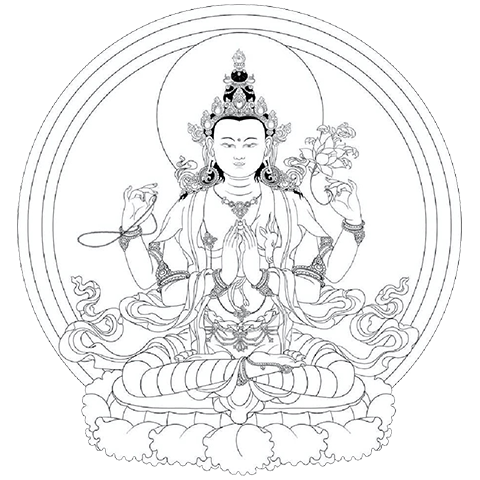 An Abridged Practice of Four-Armed Avalokita - DRIKUNG DHARMAKIRTI